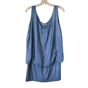 Meo Mali Womens Tank Top / Mini Dress Size Medium Blue